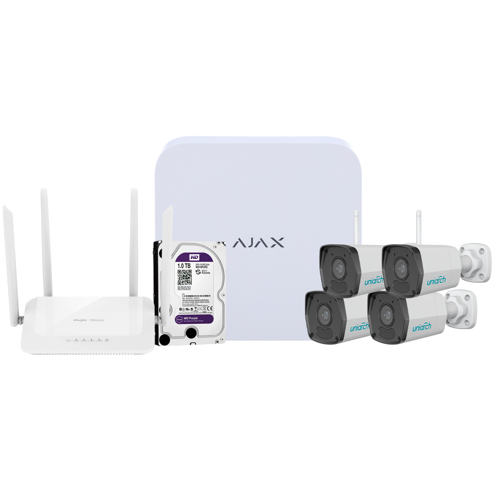 Kit de videovigilância Ajax