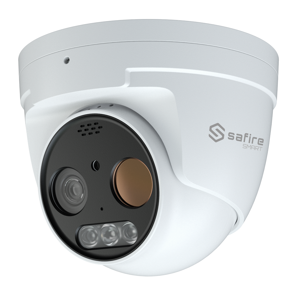Câmara térmica Dual Turret IP Safire Smart