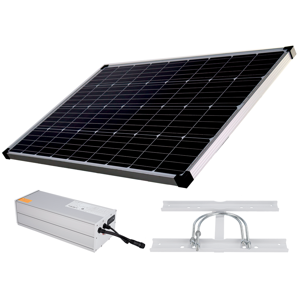 Sistema autónomo de fornecimento de energia para CCTV