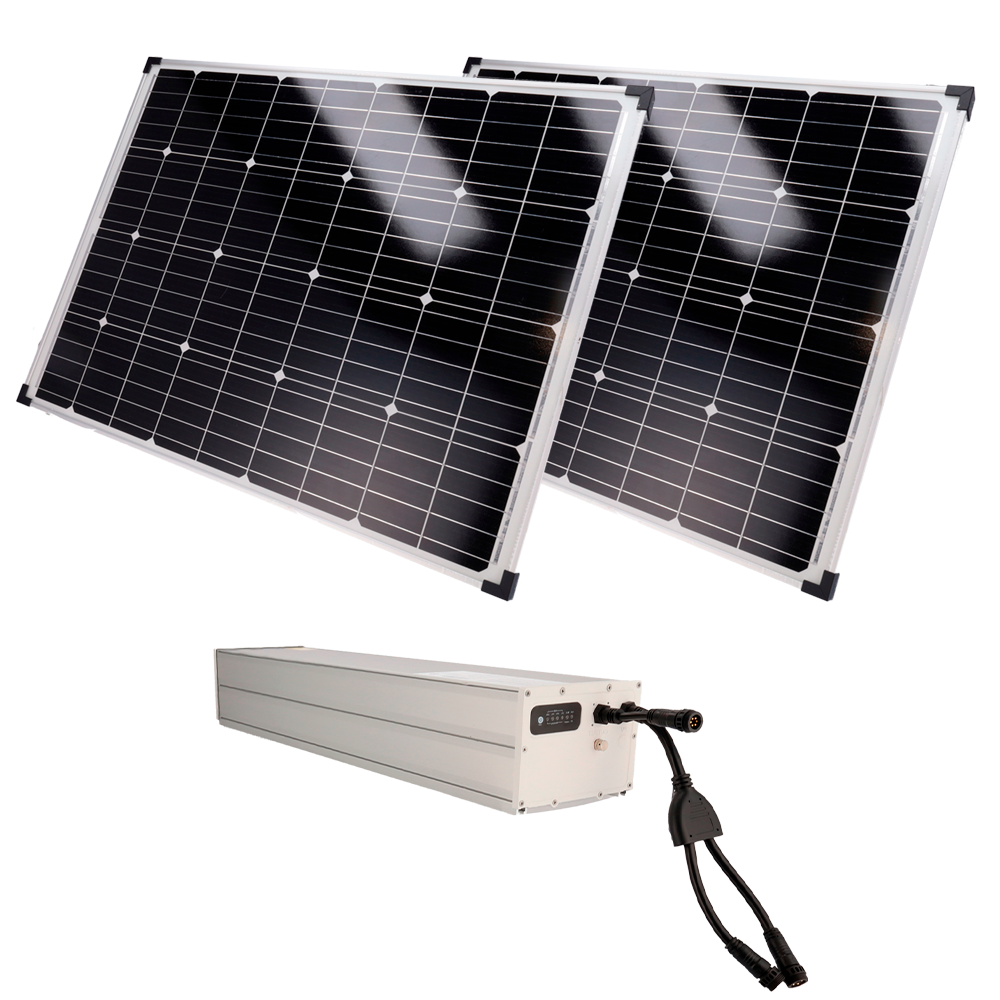 Sistema autónomo de fornecimento de energia para CCTV
