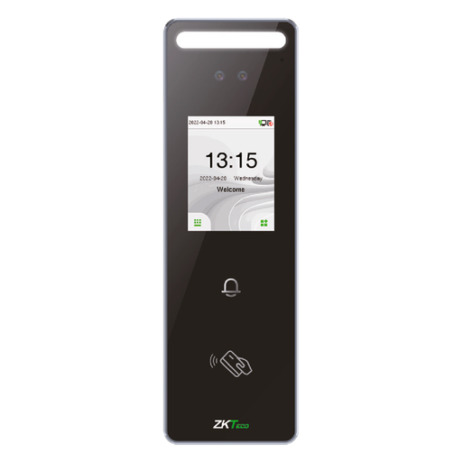 [ZK-VL-SPEEDFACE-V3L-RF-2-W] Controlo de acesso e presença IP65