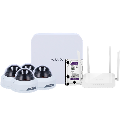 [AJ-NVRKIT108T-2W] Kit de videovigilância Ajax